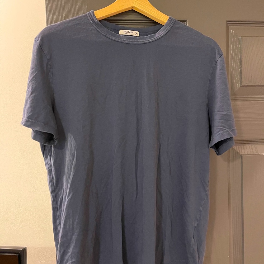 Two Buck Mason Slub Curved Hem Tee Size medium